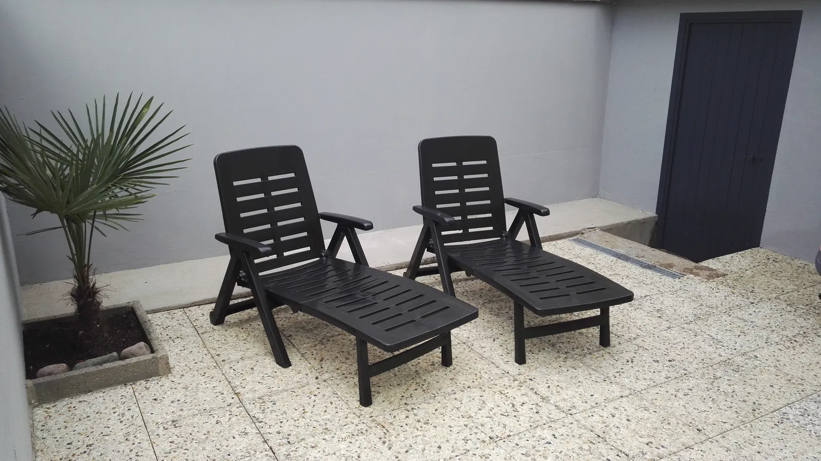 Jardin clos et arboré
