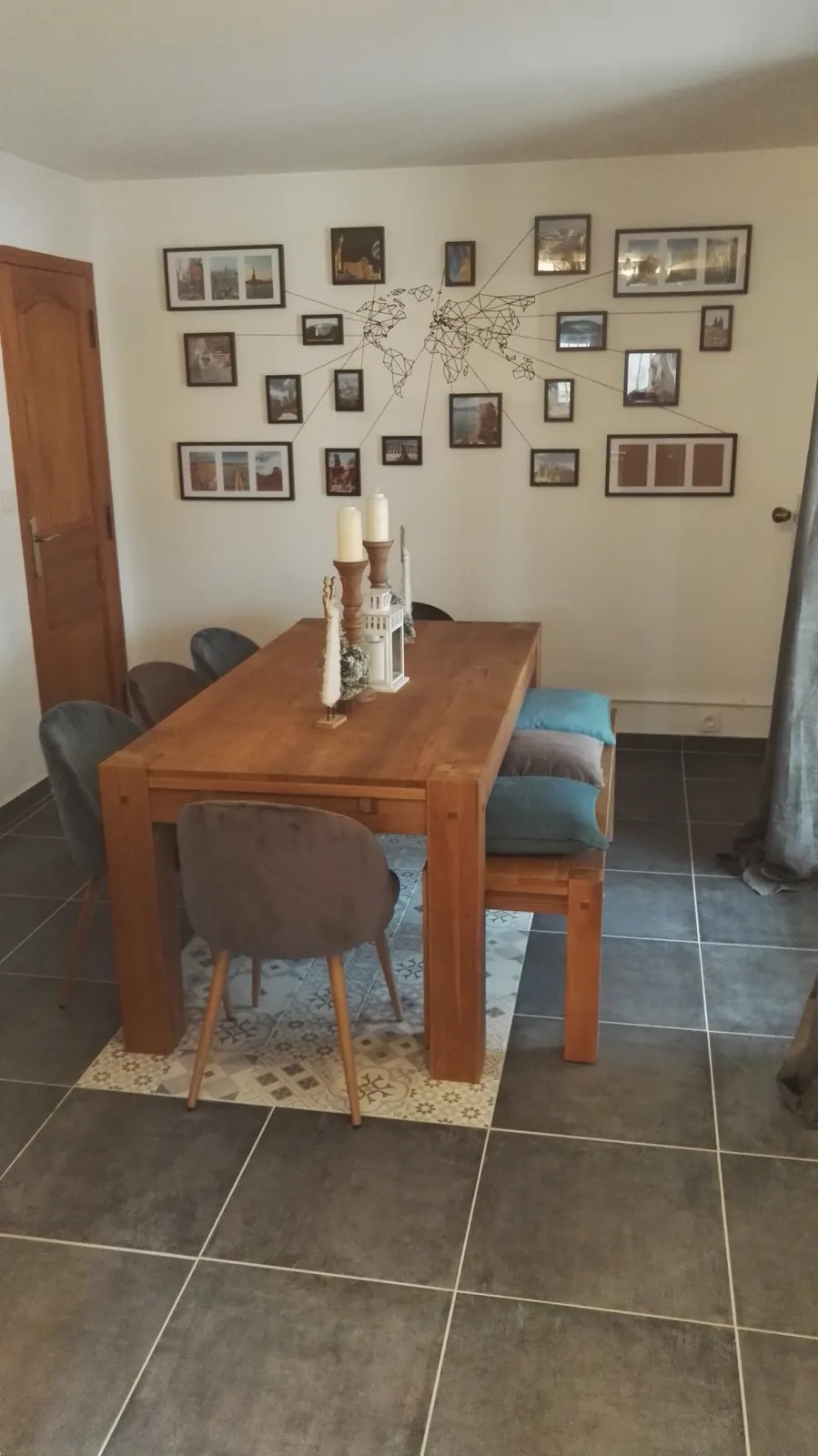Salle à manger aménagée