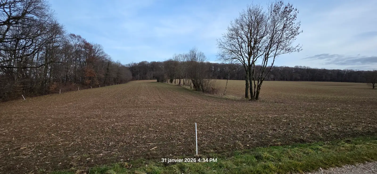 Terrain agricole et boisé de l'ensemble, Doubs central