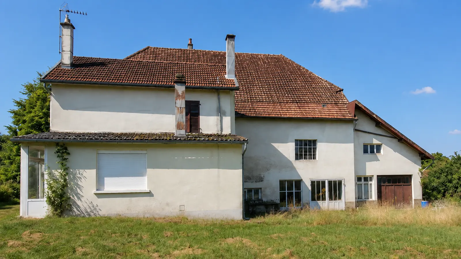 Corps de ferme à Mamirolle, avant travaux